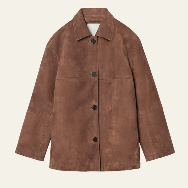 Utrechtlynn ® | COLLARED SUEDE JACKET