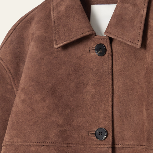 Utrechtlynn ® | COLLARED SUEDE JACKET