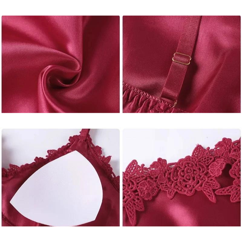 Utrechtlynn ® | LUXE SATIJNEN NACHTSET