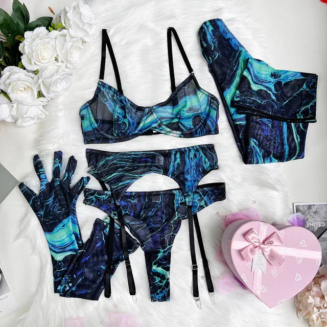 Utrechtlynn ® | POPPY TIE DYE LINGERIE SET