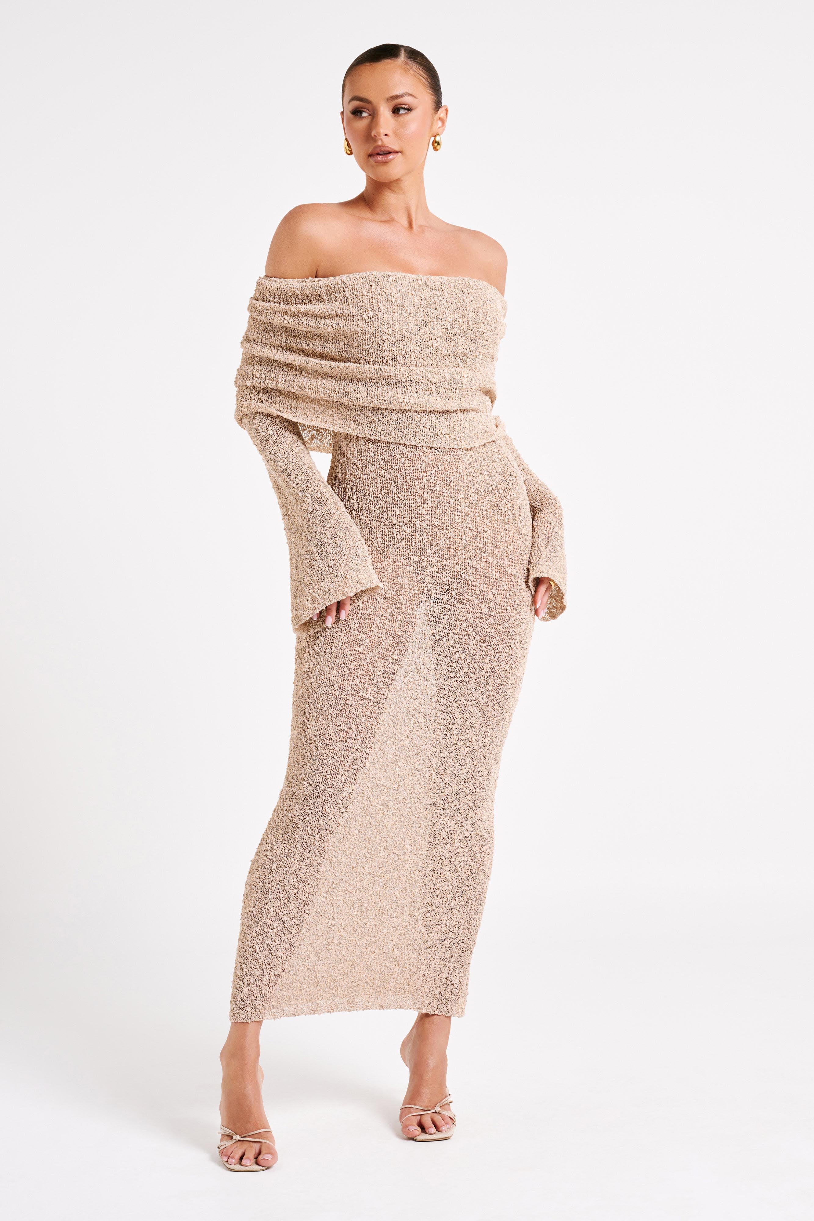 Utrechtlynn ® | OFF-SHOULDER MAXI JURK