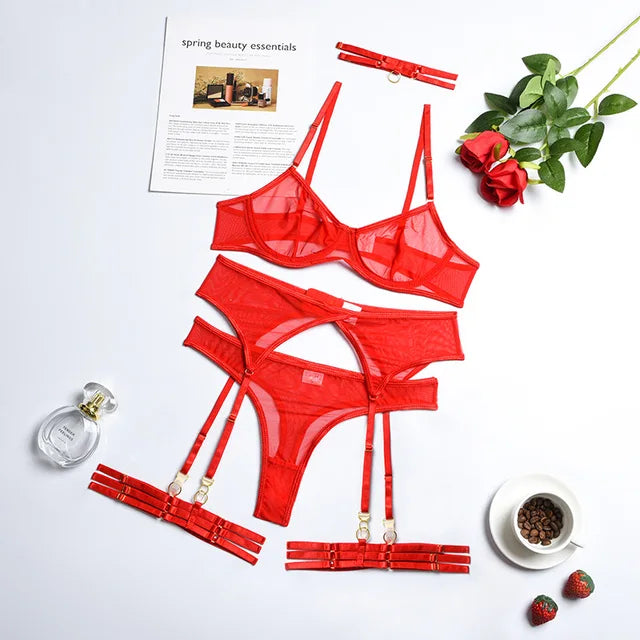 Utrechtlynn ® | 4-DELIGE LINGERIE SET