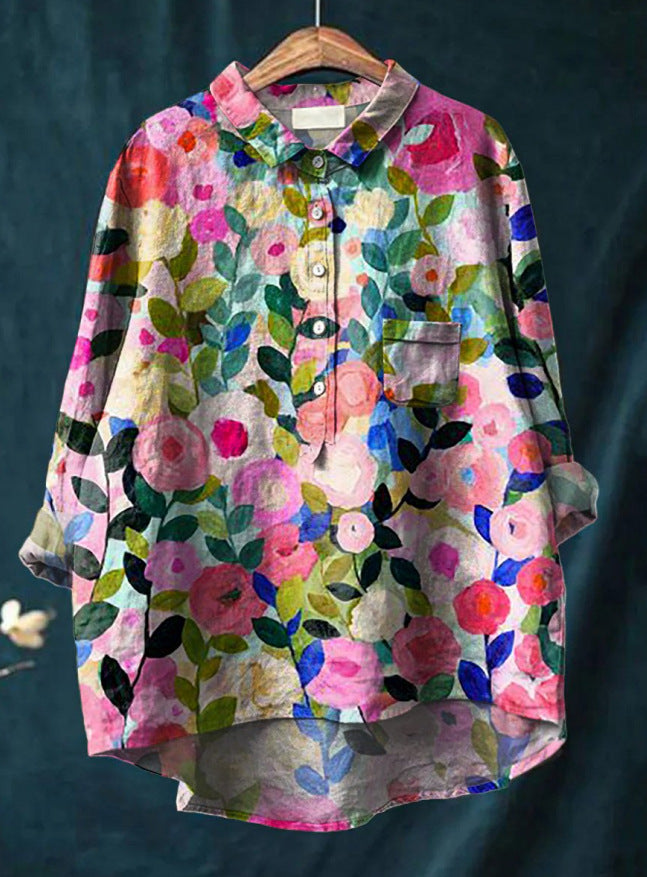 Utrechtlynn ® | KLASSIEKE BLOEMENBLOUSE