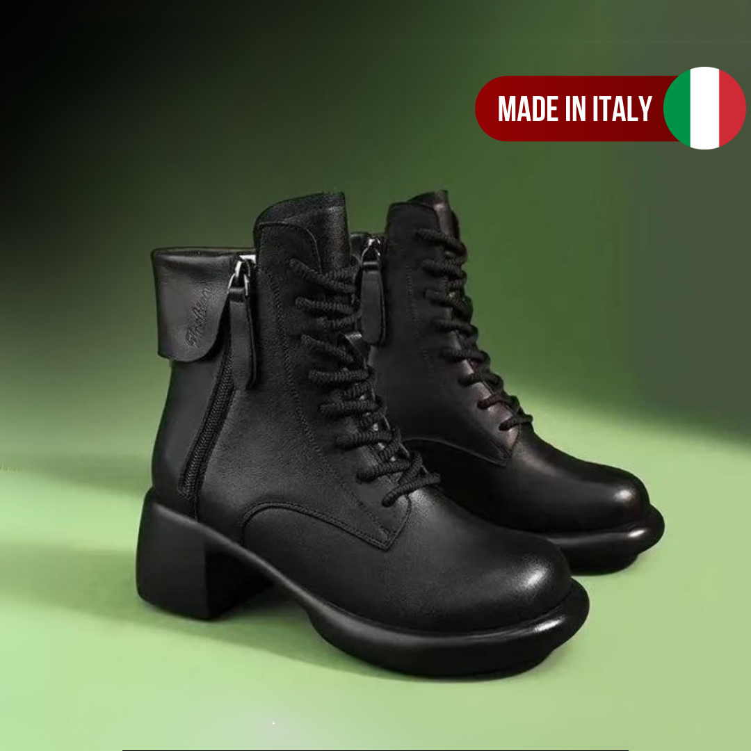 Utrechtlynn ® | VINTAGE LEREN LAARZEN