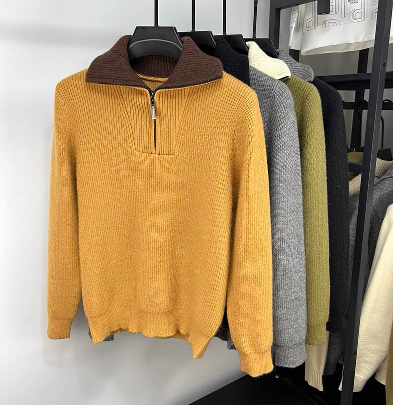 Utrechtlynn ® | GERIBBELDE ZIP-UP TRUI