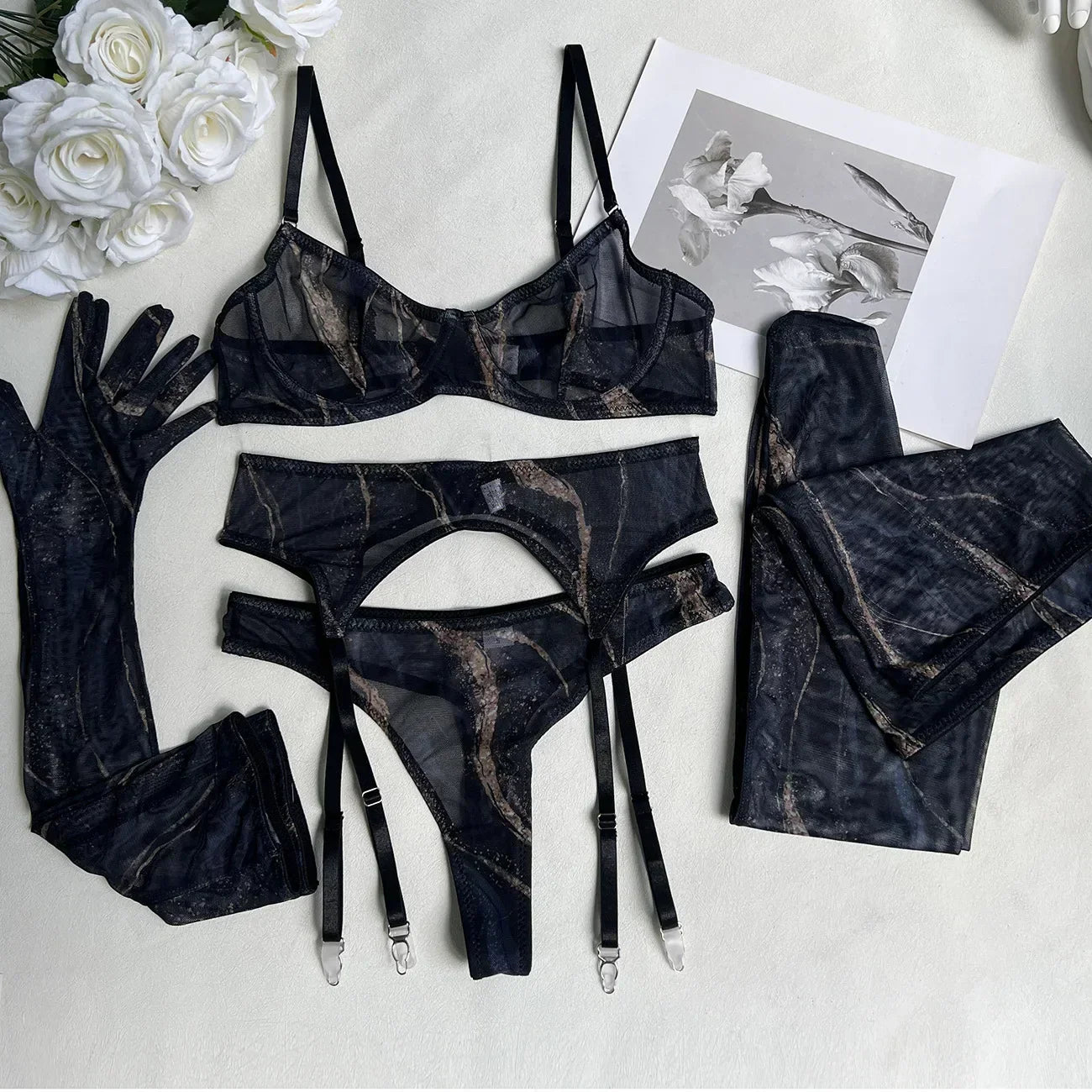 Utrechtlynn ® | POPPY TIE DYE LINGERIE SET