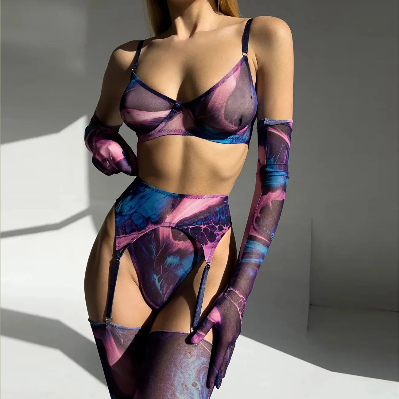 Utrechtlynn ® | POPPY TIE DYE LINGERIE SET