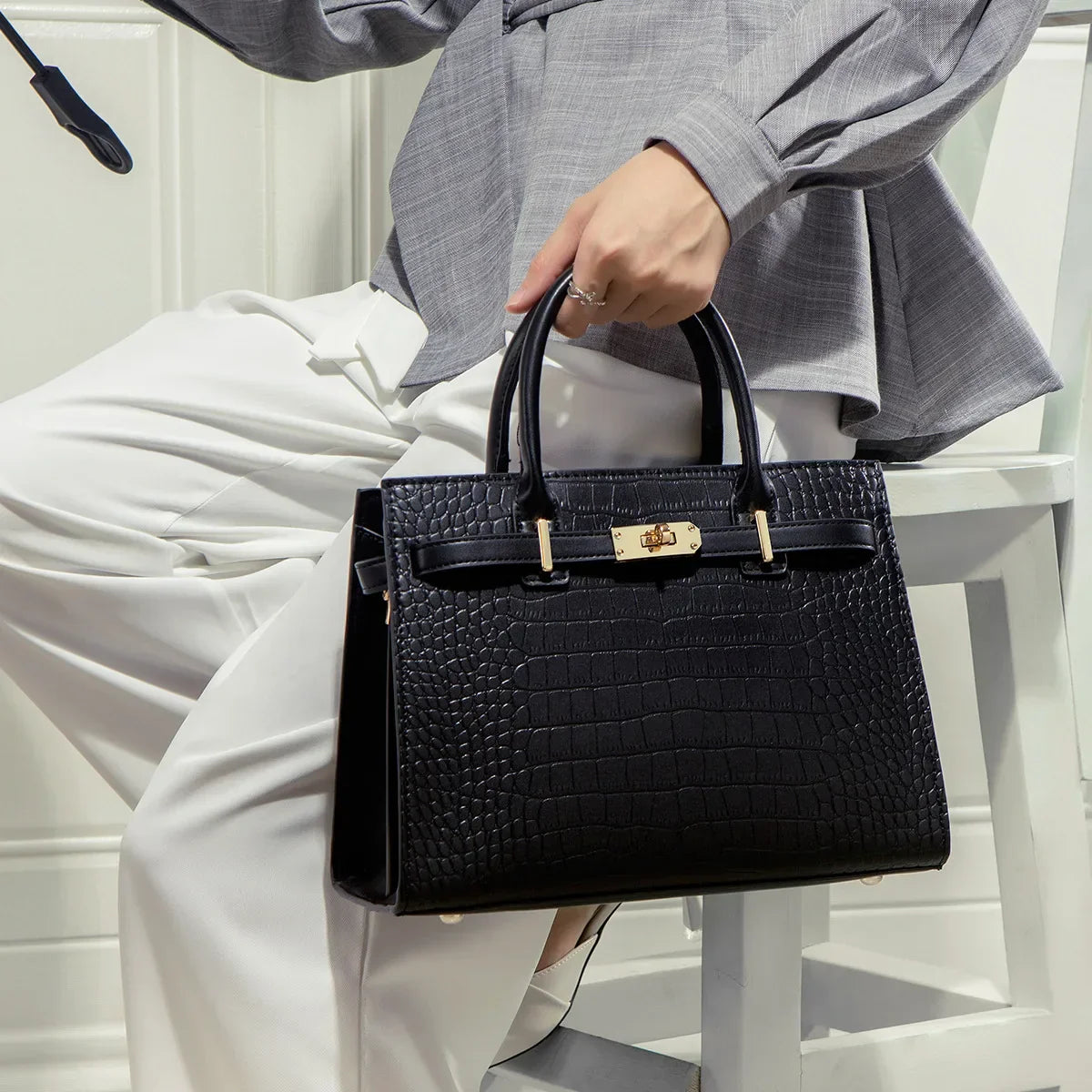 Utrechtlynn ® | THE ALLURE CROCO BAG