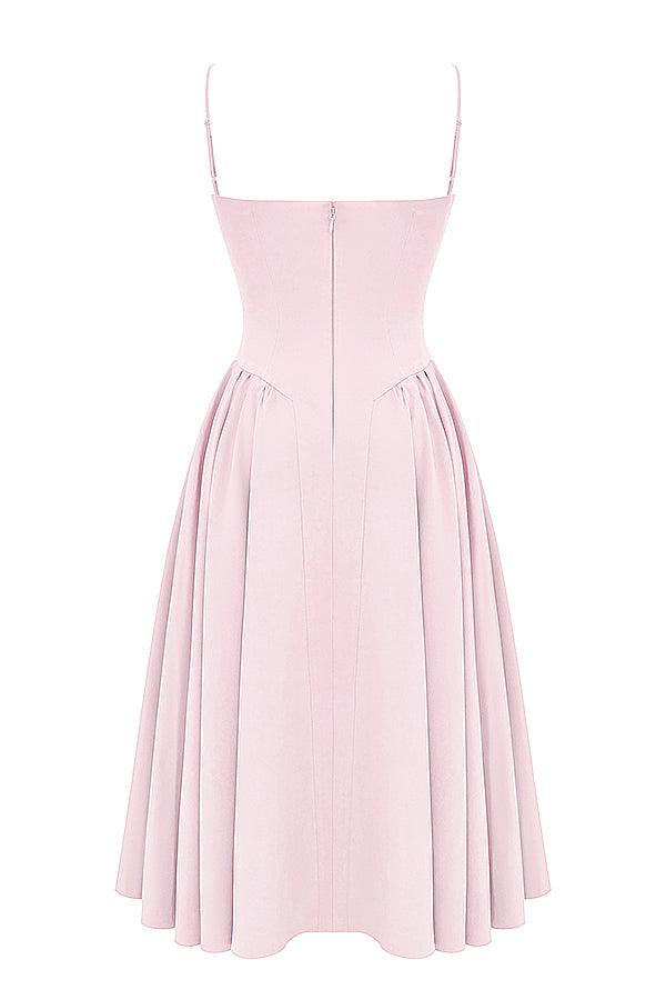 Utrechtlynn® | TWILL KORSET MIDI JURK