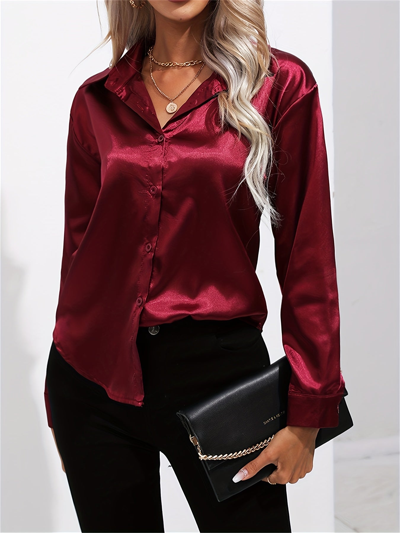 Utrechtlynn ® | SATIJNEN BLOUSE