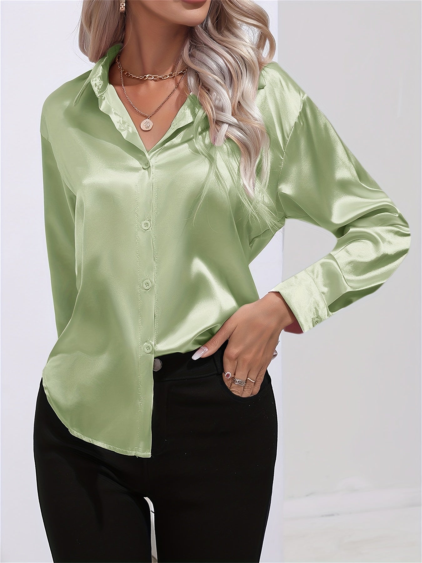 Utrechtlynn ® | SATIJNEN BLOUSE