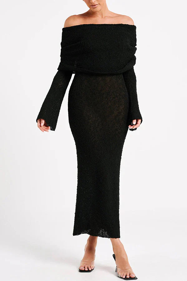 Utrechtlynn ® |  OFF-SHOULDER MAXI JURK