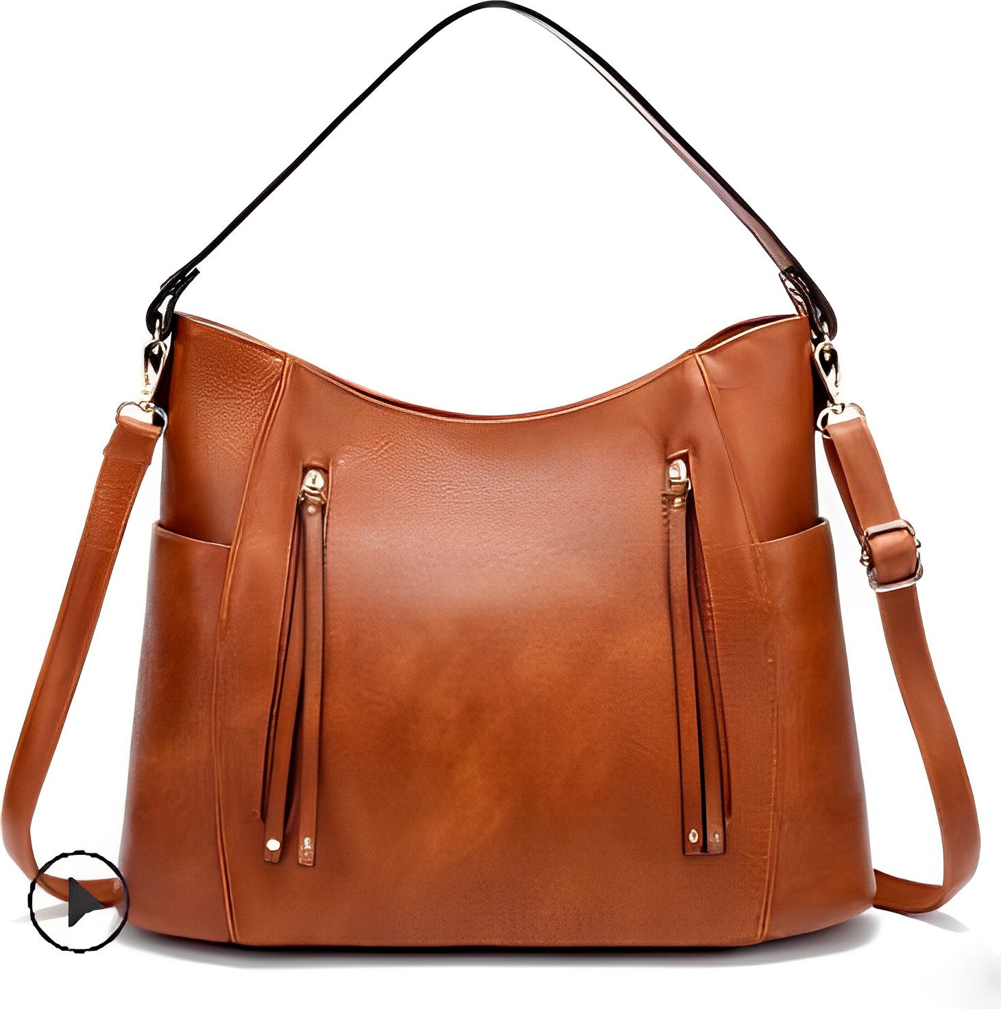 Utrechtlynn® | STIJLVOLLE VINTAGE LEREN TAS