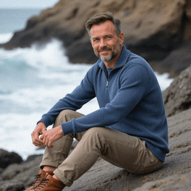 Utrechtlynn ® | GEBREIDE HERENTRUI MET RITS