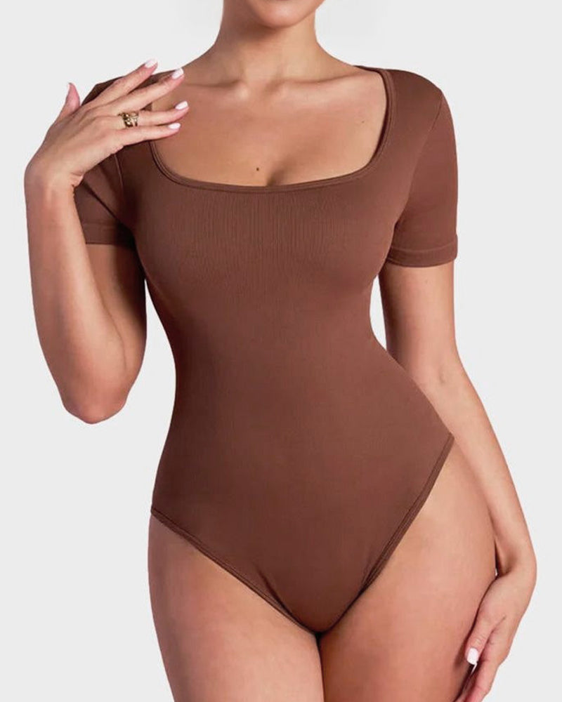 Utrechtlynn ® |  BASIC SQUARE NECK BODYSUIT