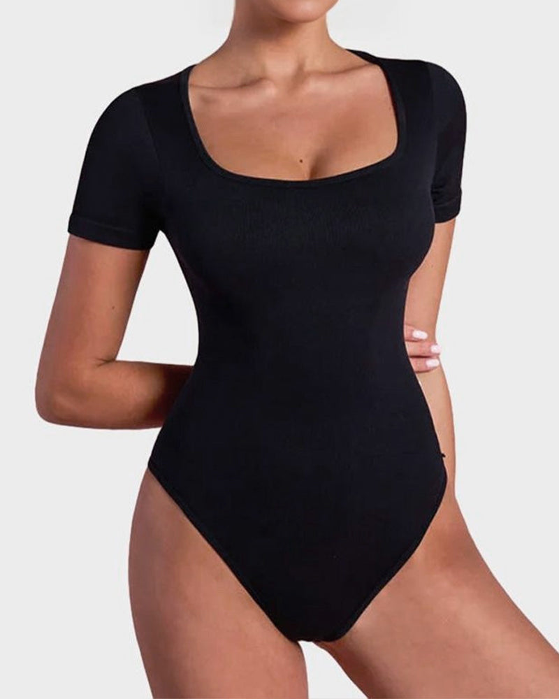 Utrechtlynn ® |  BASIC SQUARE NECK BODYSUIT