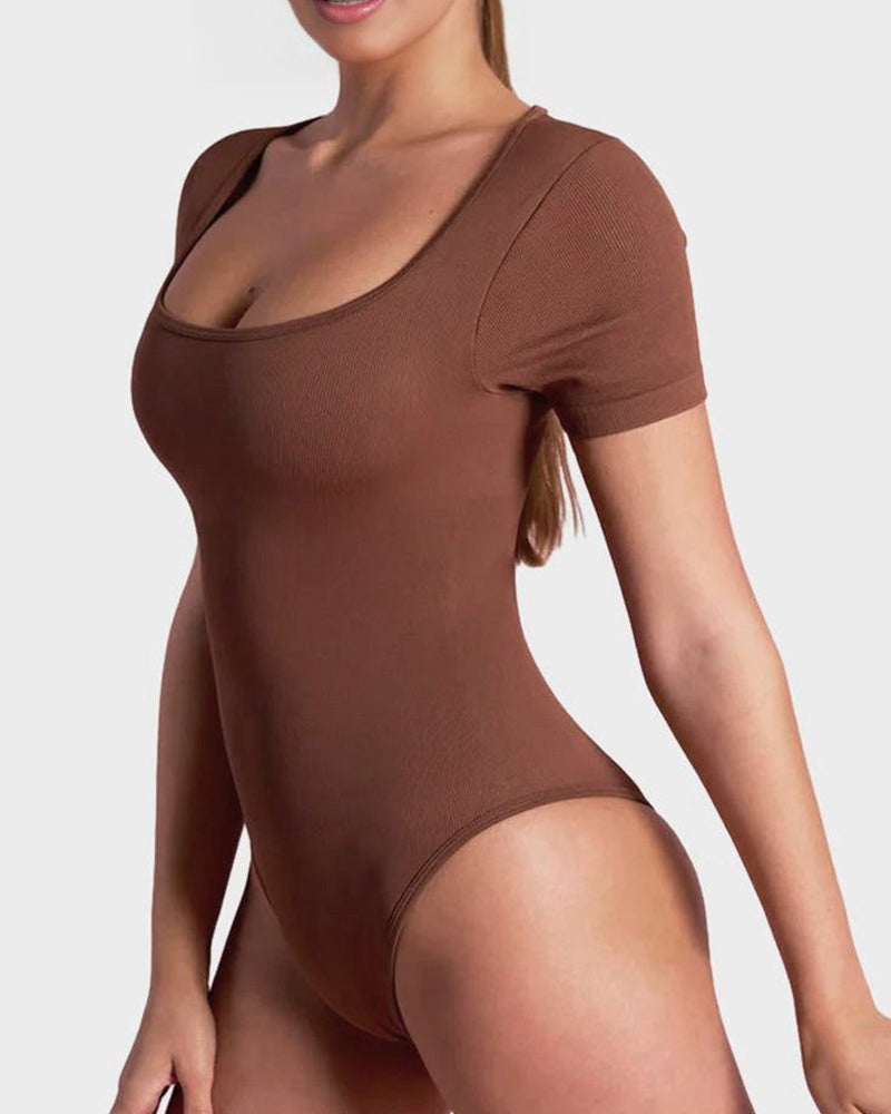 Utrechtlynn ® |  BASIC SQUARE NECK BODYSUIT