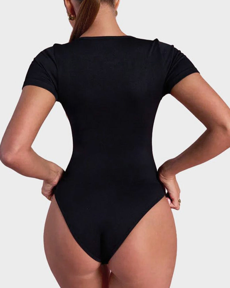 Utrechtlynn ® |  BASIC SQUARE NECK BODYSUIT