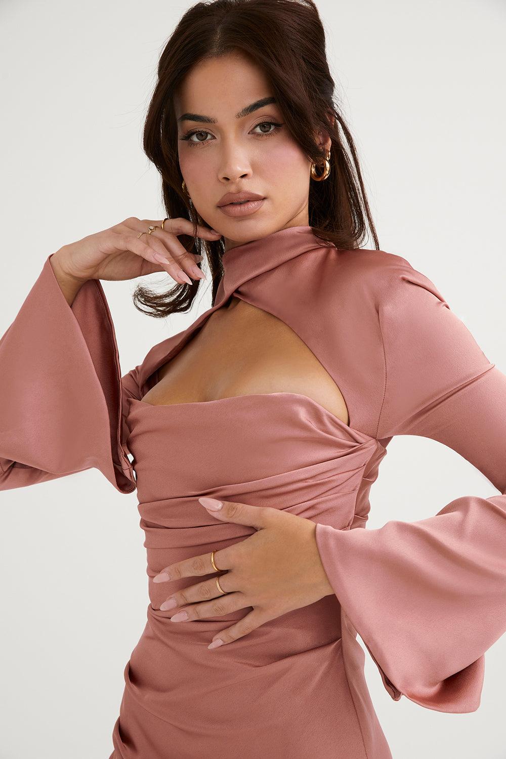 Utrechtlynn® | GEDRAPEERDE CORSET JURK